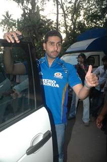 Abhishek Bachchan promotes GAME with Rana Duggabatti Dum Maro Dum on the sets of Maryada Juhu