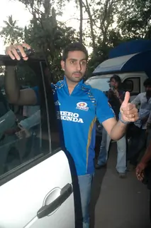 Abhishek Bachchan promotes GAME with Rana Duggabatti Dum Maro Dum on the sets of Maryada Juhu