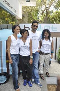 Abhishek Bachchan Inaugurate B'Blunt Salon in Bandra at Bandra, Mumbai