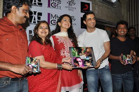 Juhi Chawla and Sanjay Suri at music launch of film 'I Am'