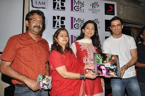 Juhi Chawla and Sanjay Suri at music launch of film 'I Am'