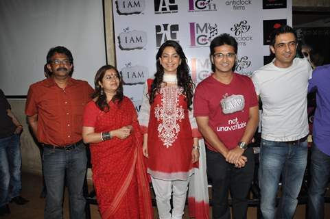 Juhi Chawla and Sanjay Suri at music launch of film 'I Am'