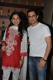 Juhi Chawla and Sanjay Suri at music launch of film 'I Am'