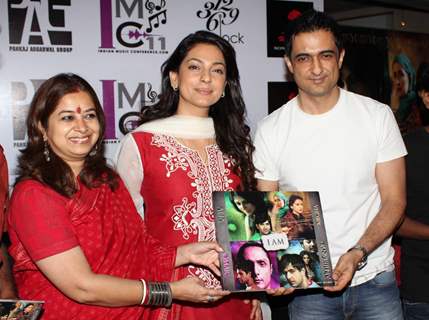 Juhi Chawla and Sanjay Suri at music launch of film 'I Am'