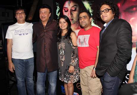 Anu Malik, Shamir Tandon and Kunal Ganjawala at Sunidhi Chauhan's Enrique Track Party