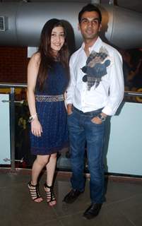 Raj Kumar Yadav and Kainaz Motivala at music launch of the movie 'Ragini MMS'