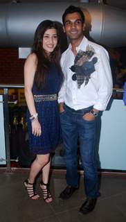 Raj Kumar Yadav and Kainaz Motivala at music launch of the movie 'Ragini MMS'