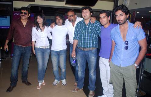 Cast and crew at press conference of movie 'Men will be Men' at PVR Juhu