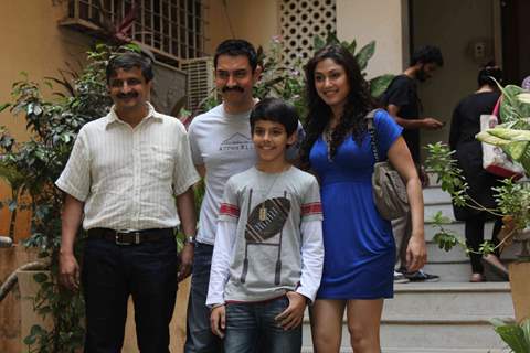 Aamir Khan's press conference for Darsheel Safari's film Zokomon