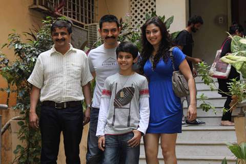 Aamir Khan's excited for Zokkomon!! Darsheel Safary and Manjari for special screening of Zokkomon