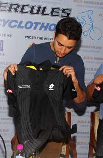 Imran Khan at BSC Cyclothon press meet