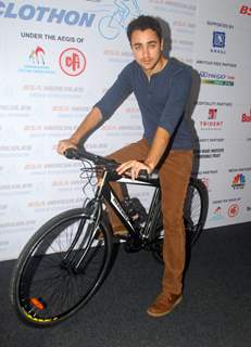 Imran Khan at BSC Cyclothon press meet