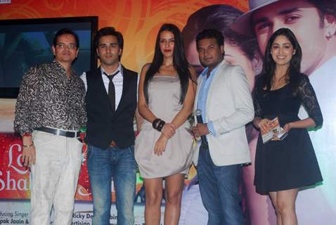 Neha Dhupia, Pulkit and Yami at launch of singer Apoorv's album Ek Ladki, Shabnami Jaisi