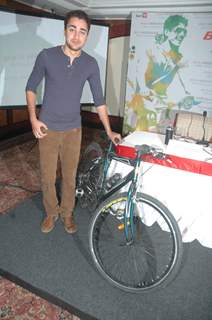 Imran Khan at BSC Cyclothon press meet at Taj Land's End. .