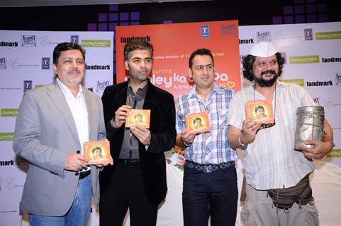 Karan Johar launches the music of the film Stanley Ka Dabba at Landmark. .