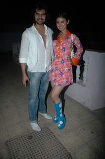 Gaurav Chopra and Mouni Roy at Debina Bonnerjee bday bash at Madh with Retro Theme