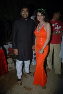 Ashutosh Rana at Debina Bonnerjee bday bash at Madh with Retro Theme
