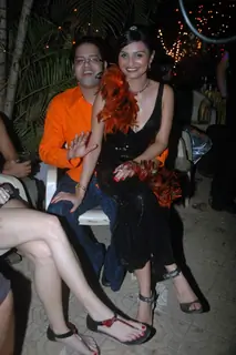 Rahul and Dimpy Mahajan at Debina Bonnerjee bday bash at Madh with Retro Theme