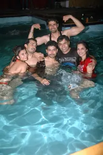 Gurmeet, Abhinav and many more at Debina Bonnerjee bday bash at Madh with Retro Theme