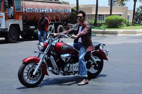 Arjun Rampal launches Garware Motors Hyosung Super bikes at Taj Lands End. .