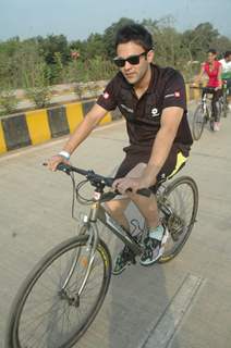 Celeb at BSA Cyclothon, Bandra. .