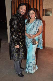 Roop Kumar Rathod with wife at Food Food channel bash hosted by Sanjeev Kapoor