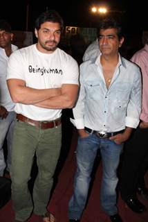 Sohail Khan and Kishan Kumar at 'Ready' music launch at Film City