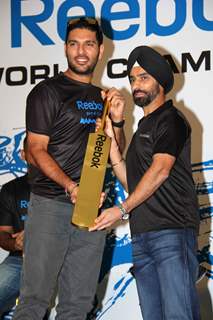 Reebok felicitates the World Cup winners Yuvraj Singh