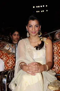 Mugdha Godse at 48th Marathi Chitrapatt Puraskar Sohla at Gateway of India