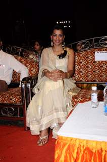 Mugdha Godse at 48th Marathi Chitrapatt Puraskar Sohla at Gateway of India