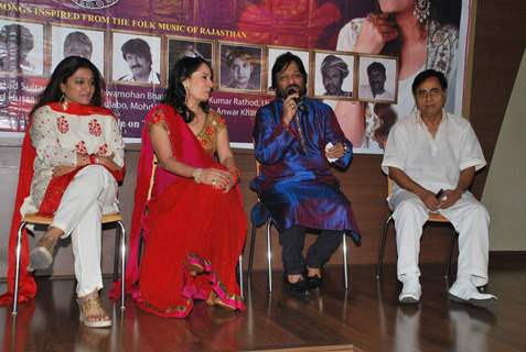 Jagit Singh and Roopkumar Rathod release Manesha Agarwal's album at parel. .