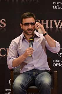 Saif Ali Khan at Chivas Cannes red carpet appearance announcement at Trident. .