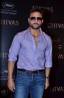 Saif Ali Khan at Chivas Cannes red carpet appearance announcement at Trident. .