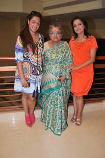 Avni Jasraj,Madura Jasraj and Durga Jasraj at JW Marriott to celebrate Mothers Day