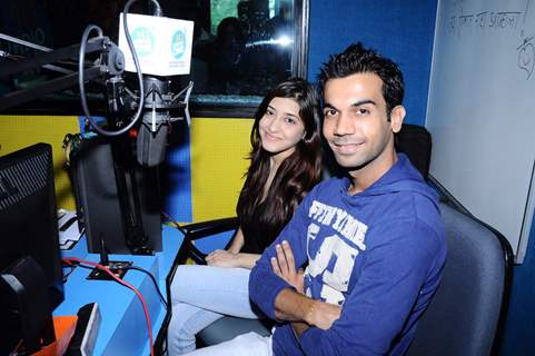 Raj Kumar Yadav and Kainaz Motivala cast of Ragini MMS at Radio one at Parel