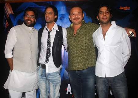 Ashutosh Rana and Raj Zutshi at A strange Love Story film music launch at Juhu