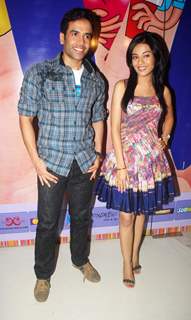 Tusshar Kapoor and Amrita Rao at a promotional event for film Love U... Mr. Kalakaar! at Oberoi Mall