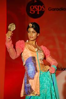 Models walk the ramp at Garodia institute fashion show at Ghatkopar with the theme 'Melange'