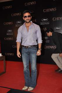 Saif Ali Khan at Chivas Cannes red carpet appearance announcement at Trident