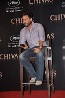 Saif Ali Khan at Chivas Cannes red carpet appearance announcement at Trident