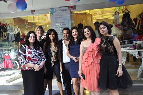 Designers Gaurva Gupta and Gauri launch Kidology store at Bandra. .