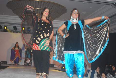 Models walk the ramp at IITC Annual Fashion Show