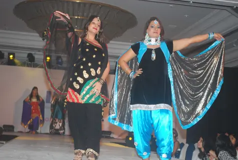 Models walk the ramp at IITC Annual Fashion Show