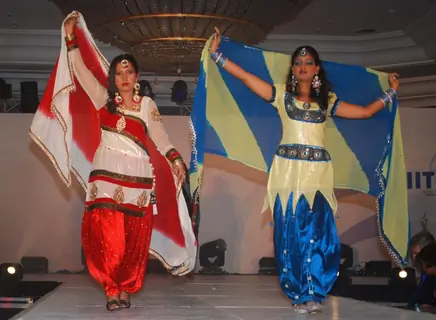 Models walk the ramp at IITC Annual Fashion Show