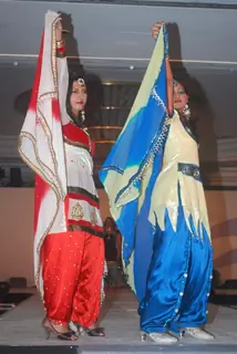 Models walk the ramp at IITC Annual Fashion Show