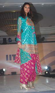 Models walk the ramp at IITC Annual Fashion Show