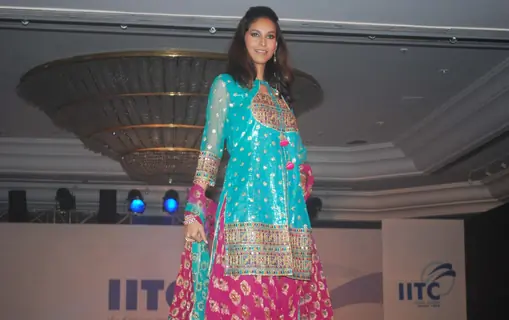 Models walk the ramp at IITC Annual Fashion Show