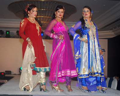 Models walk the ramp at IITC Annual Fashion Show