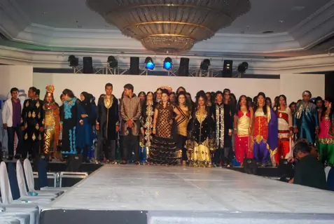 Models walk the ramp at IITC Annual Fashion Show