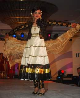 Models walk the ramp at IITC Annual Fashion Show